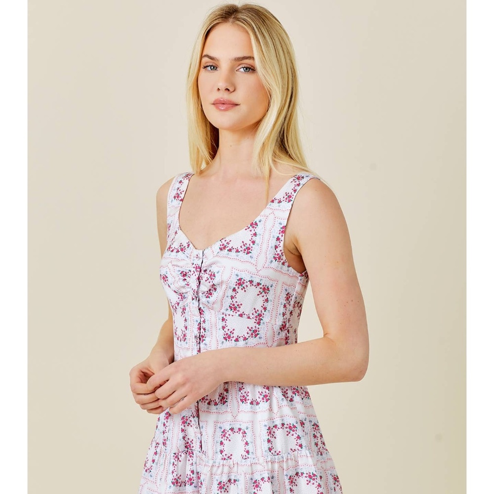Pink Rose Romper